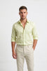 Paul Jones Men's Satin Casual Shirt Lime